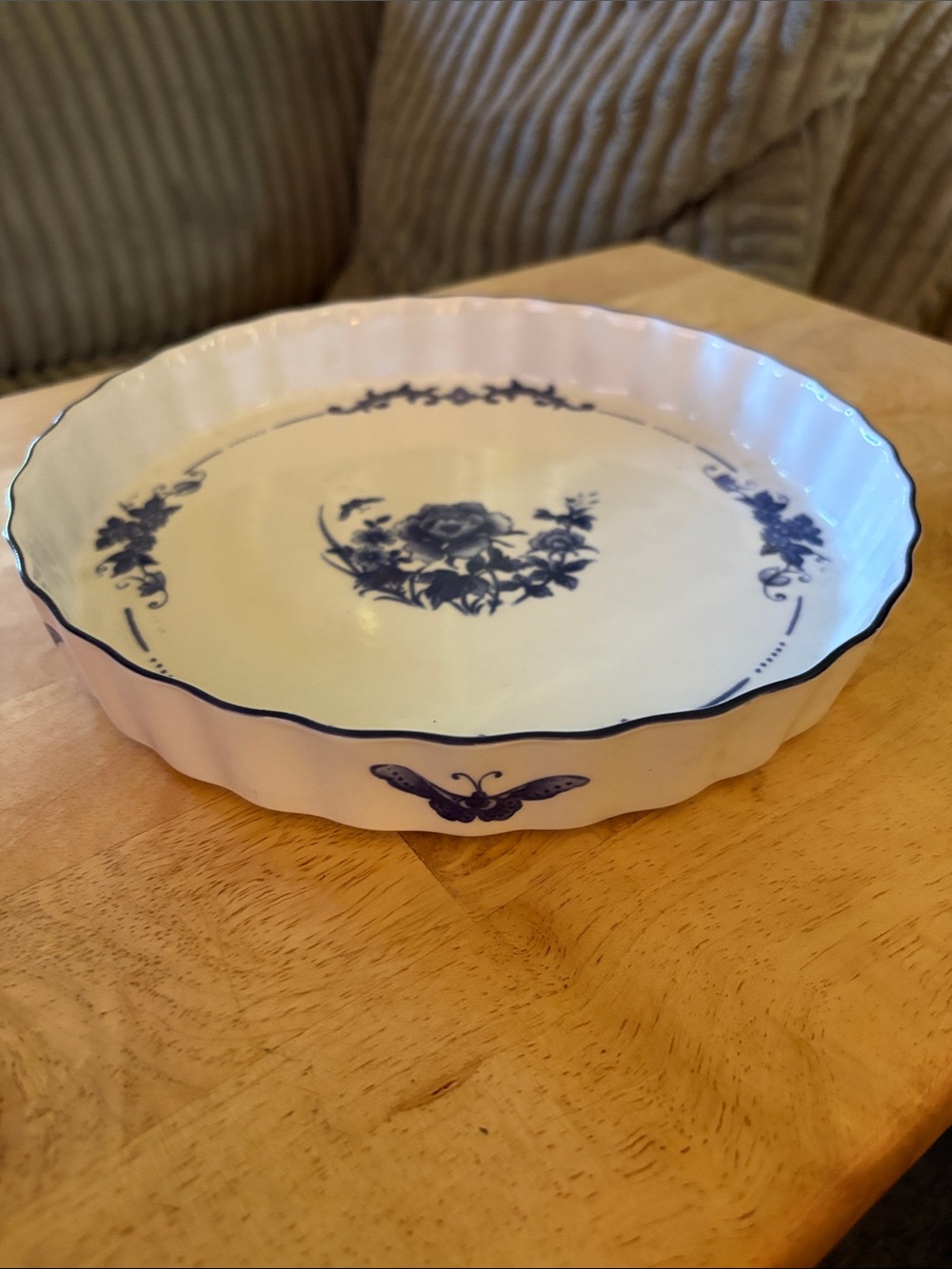 fluted quiche and tart baking dish from the Blue Rose Collection by Baum Bro’s